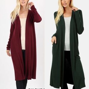 Zenana Outfitters Sweaters - 30% OFF 2/MORE REG & PLUS Duster Cardigan Navy Zenana Outfitters Sweaters - 30% OFF 2/MORE REG & PLUS Duster Cardigan Navy